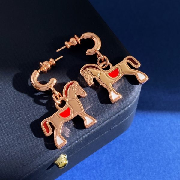 Hermes Cheval Earrings