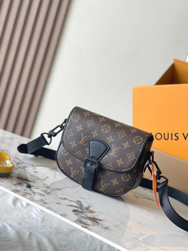 Louis Vuitton Montsouris Messenger PM Monogram Macassar Canvas