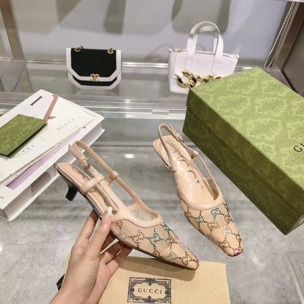 GUCCI Tela Retino Kid Scamosciato Crystal
