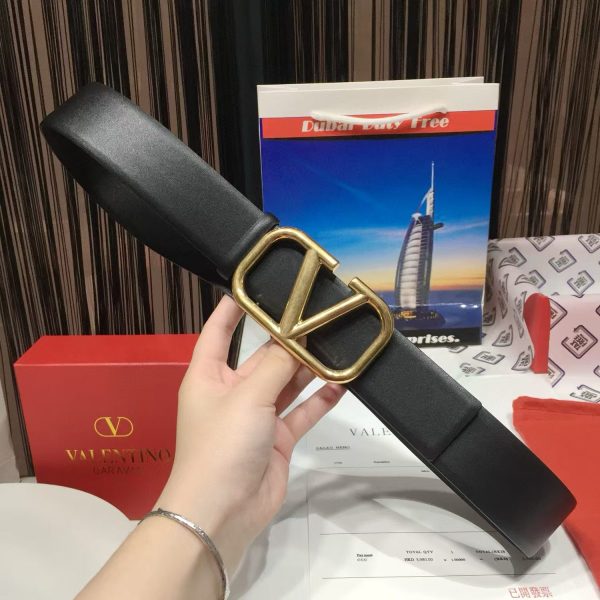 VLOGO SIGNATURE CALFSKIN BELT
