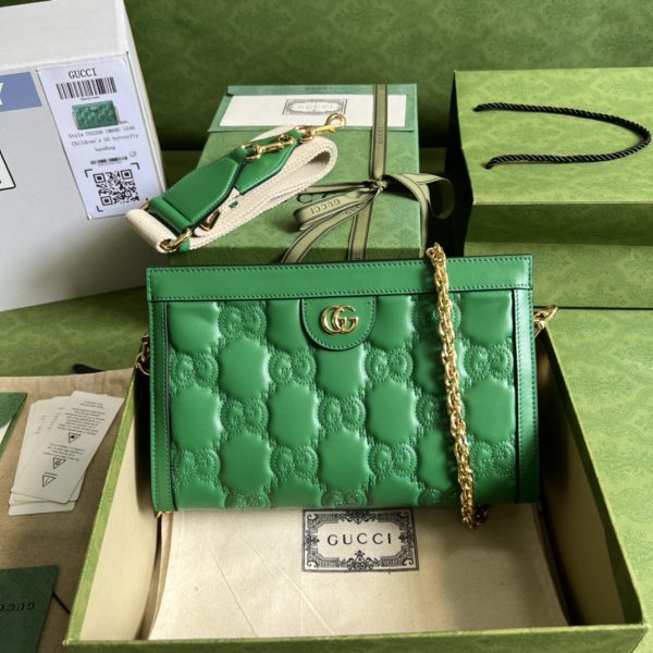 GG Matelassé leather small bag