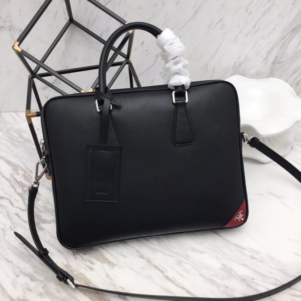 Saffiano Leather Work Bag