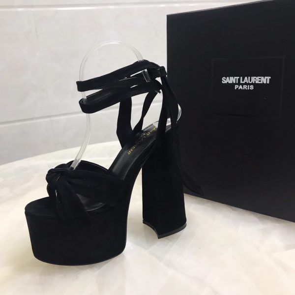 YSL BIANCA SANDALS IN SMOOTH LEATHERY