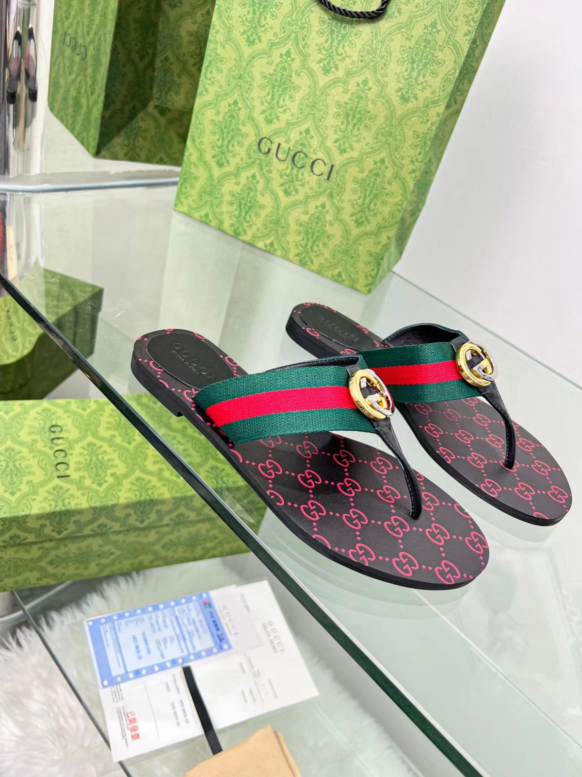 GG THONG WEB SANDAL