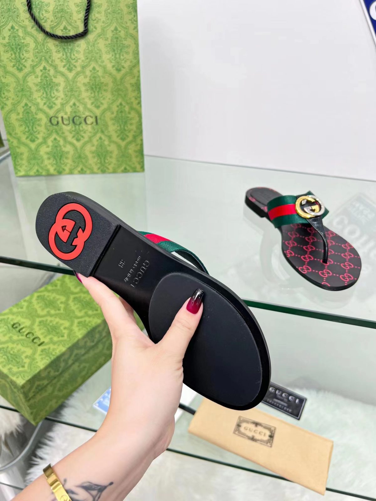 GG THONG WEB SANDAL - Image 3