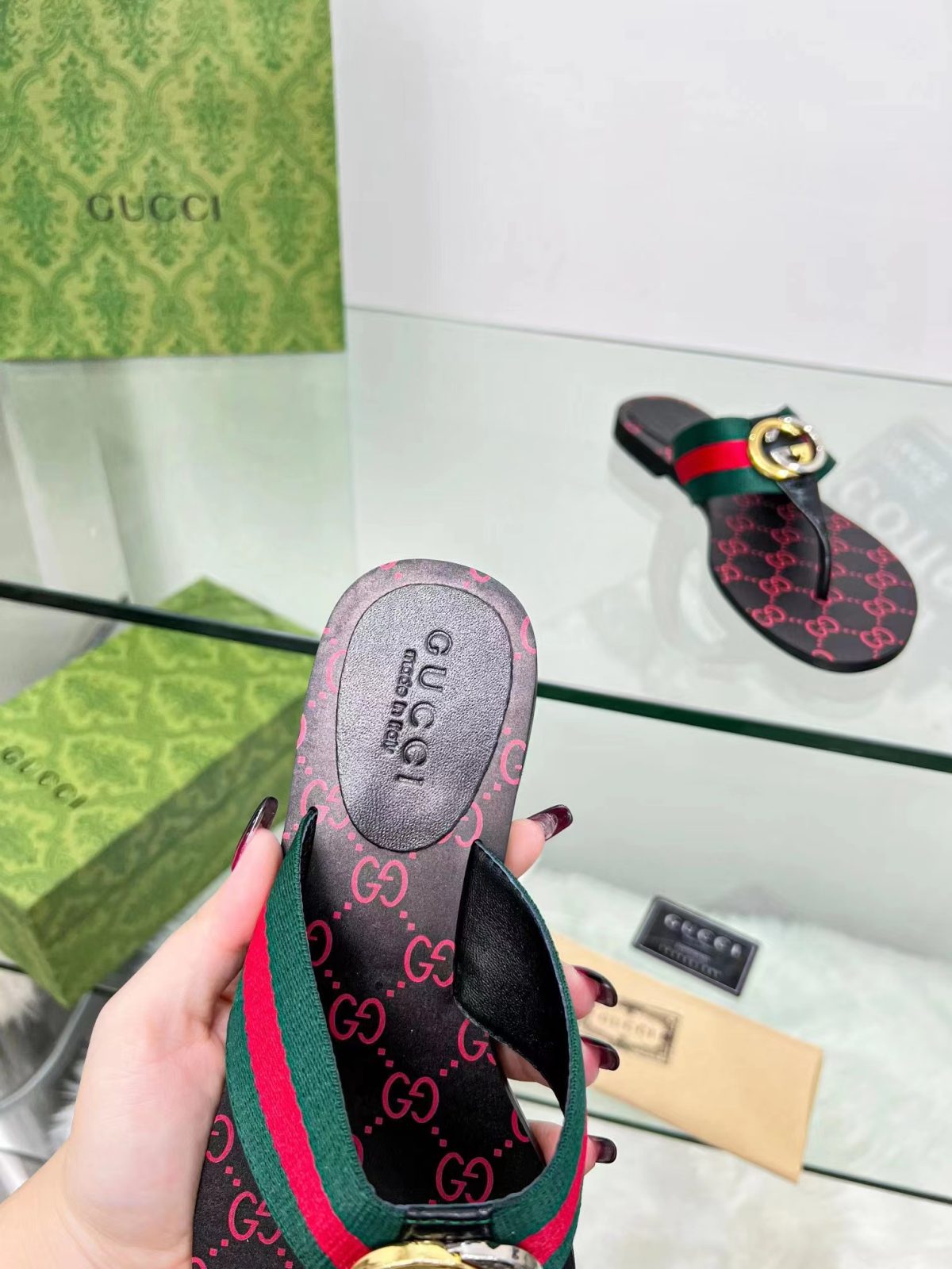 GG THONG WEB SANDAL - Image 4