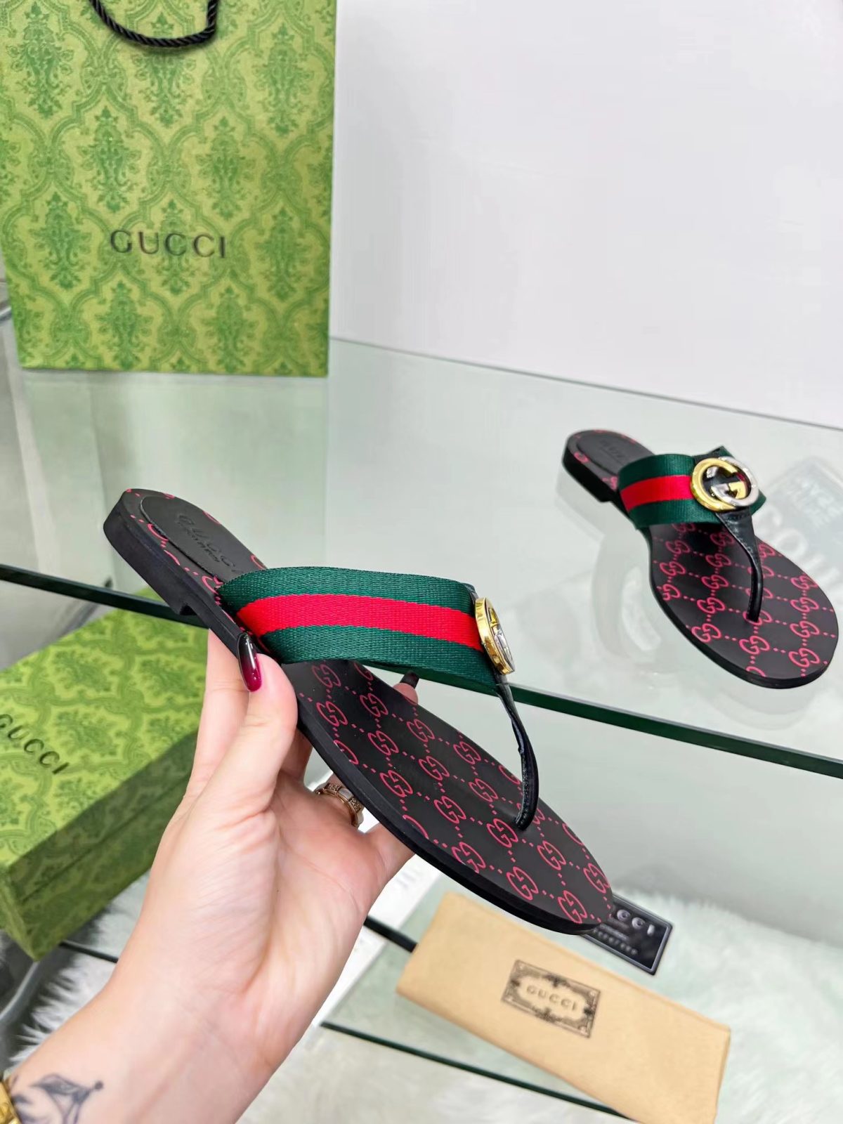 GG THONG WEB SANDAL - Image 5