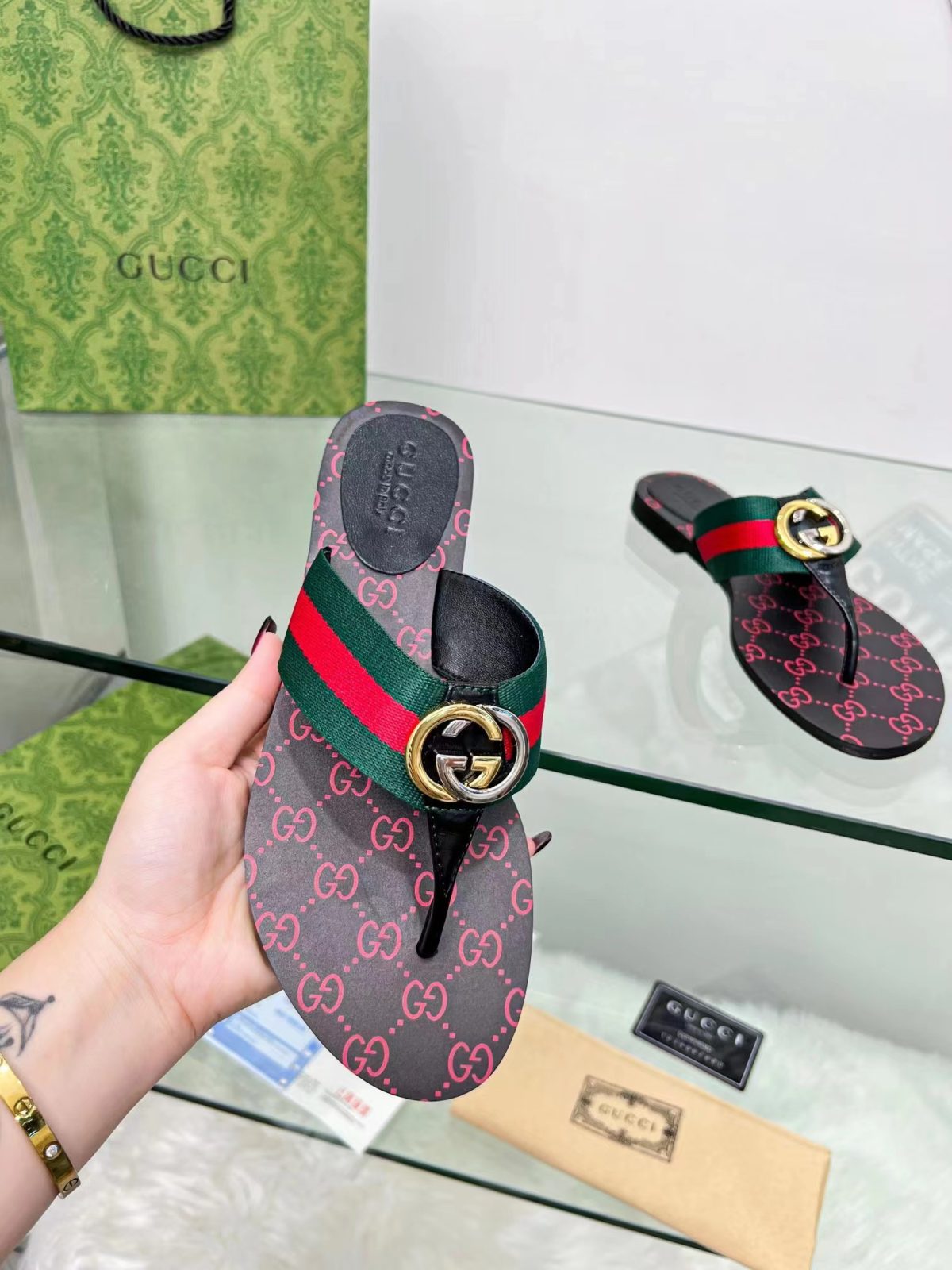 GG THONG WEB SANDAL - Image 6