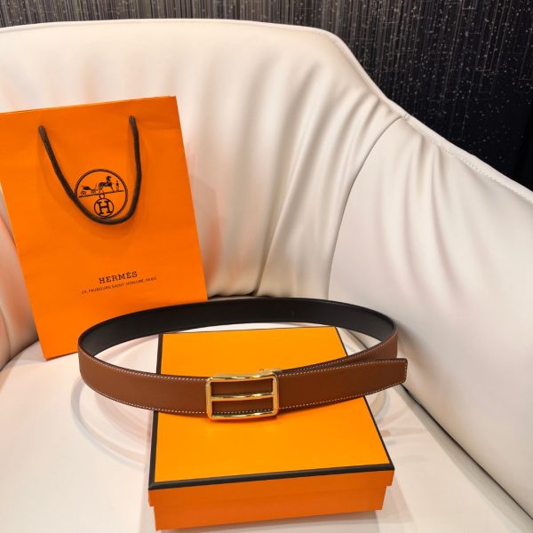 Hermes leather belt