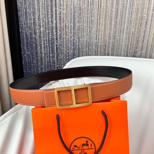 Hermes leather belt