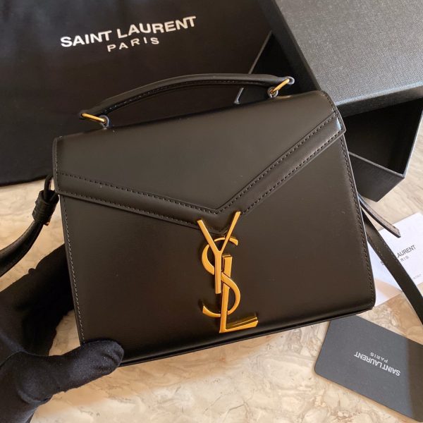 CASSANDRA MONOGRAM CLASP BAG IN MATTE PYTHON