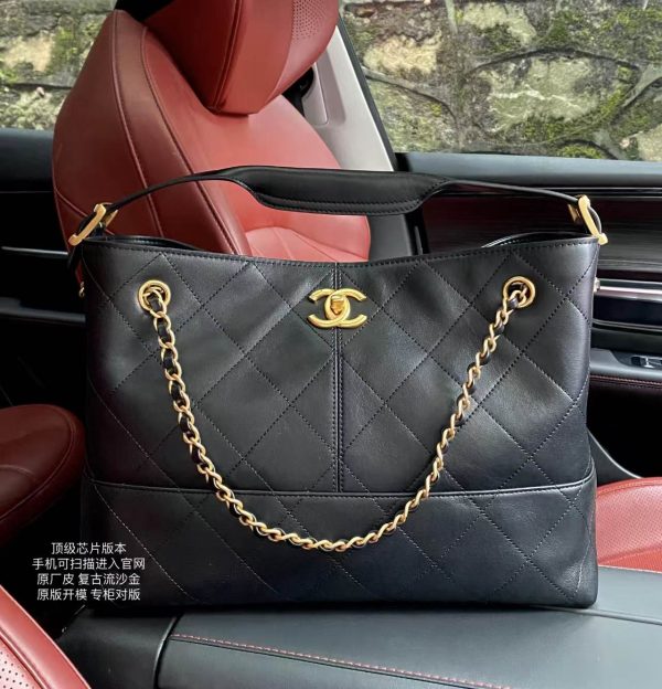 Chanel 25A Hobo Suede Bag
