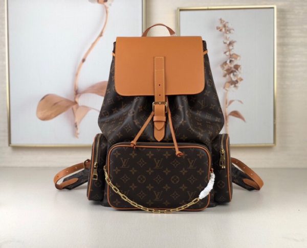 Louis Vuitton trio backpack monogram