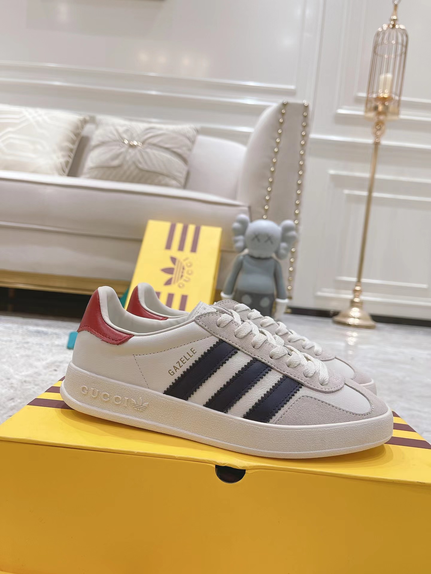 adidas x Gucci men’s Gazelle sneaker
