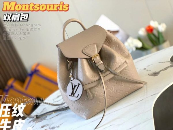 LV montsouris backpack–Top Quality Version
