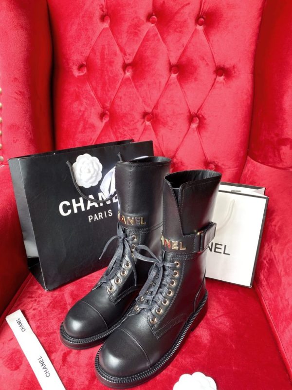 Chanel martin boots