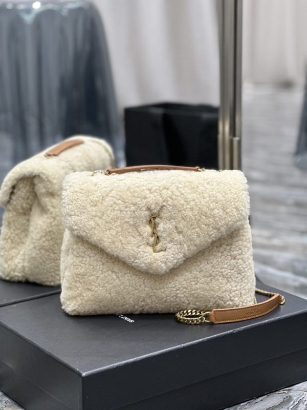 LOULOU SMALL CHAIN BAG IN QUILTED “Y”