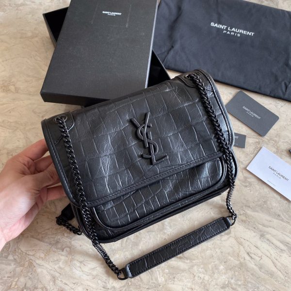 NIKI SMALL IN CRINKLED VINTAGE LEATHER