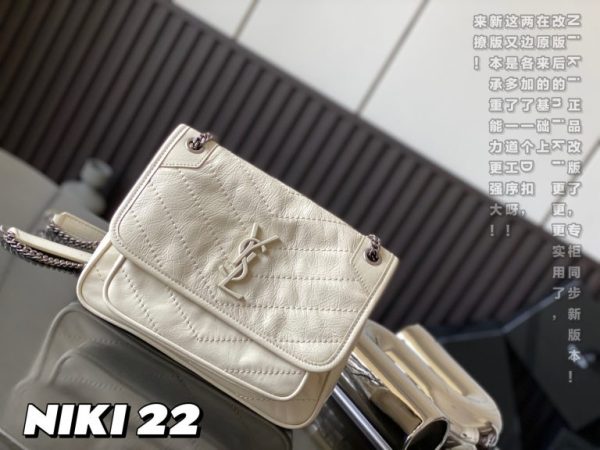 NIKI MEDIUM CHAIN BAG IN SUEDE