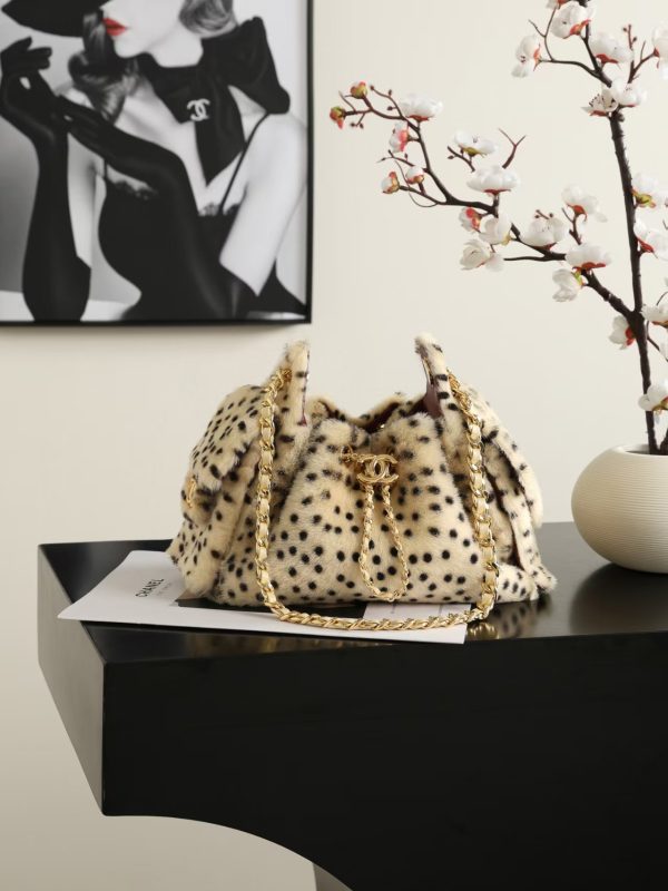 Chanel Mini 25 Hobo Bag in Cheetah Print Calf Hair