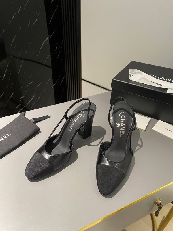 CHANEL Lambskin Slingback