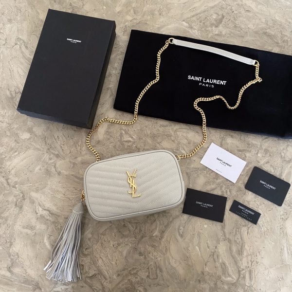 YSL Mini Lou Quilted Leather Camera Bag