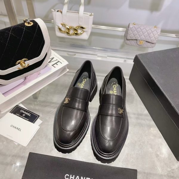 Chanel Leather Loafers