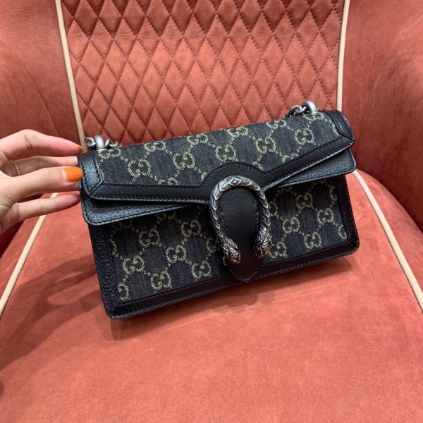 Denim mini bag