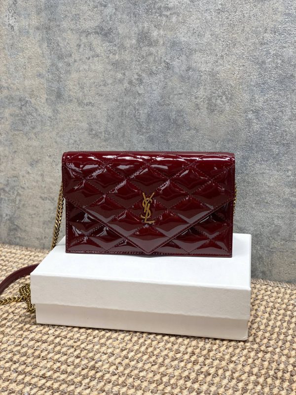 YSL Becky Chain Clutch
