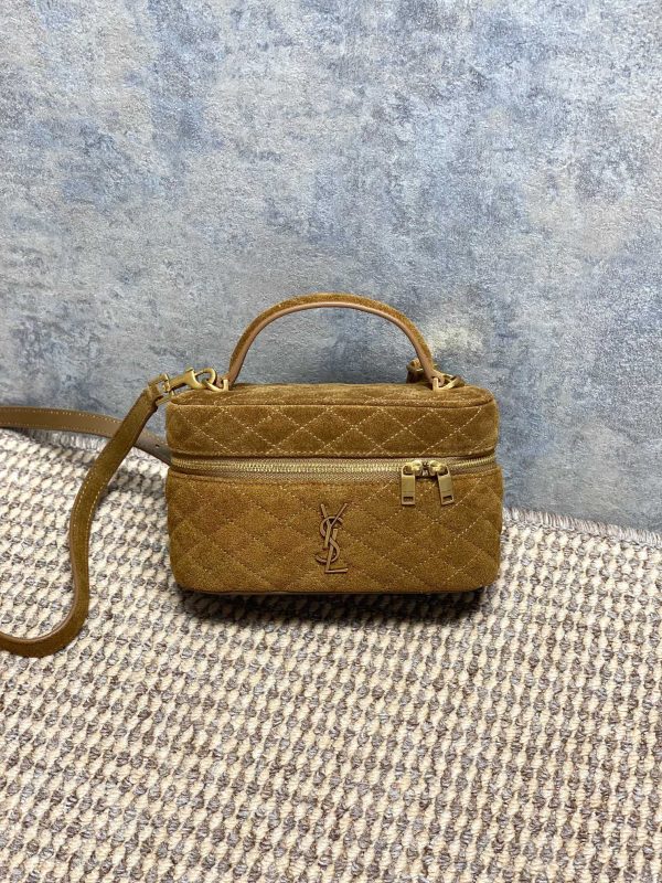 YSL Gaby Vanity Cosmetic Case Box Makeup Bag