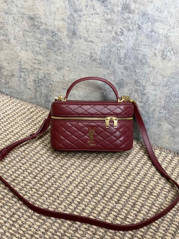 YSL Gaby Vanity Cosmetic Case Box Makeup Bag