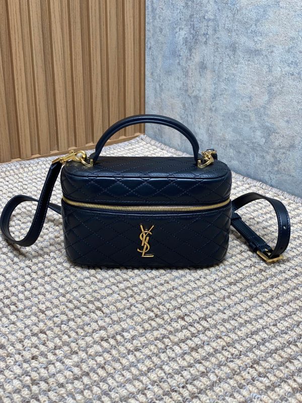 YSL Gaby Vanity Cosmetic Case Box Makeup Bag